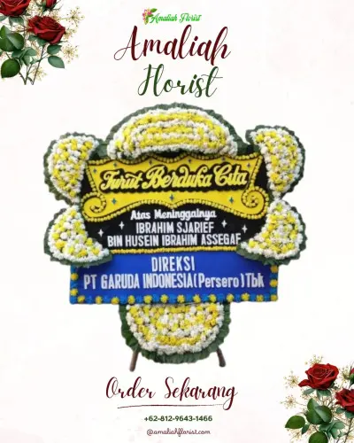 Papan Bunga Duka di Sukasirna