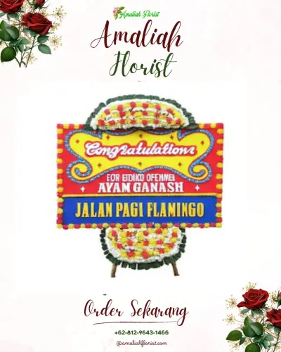 Bunga Papan Congratulation di Sukasirna